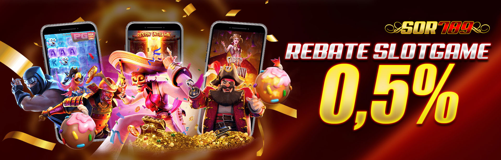 BONUS REBATE 0.5% SLOT	