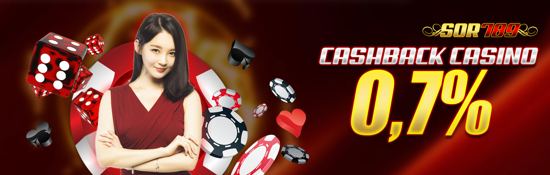 CASHBACK LIVECASINO 0.7% 